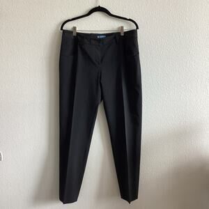 Simply Vera Vera Wang Women Black Career Dressy Straight Slacks Pants 10
